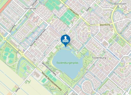 Map of RECREATIEPLAS TOOLENBURG, SPEELVIJVER