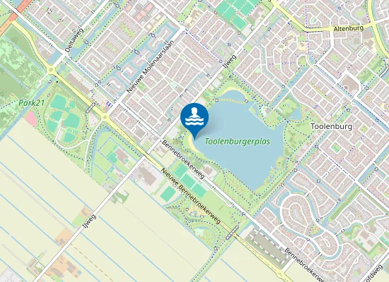 Map of RECREATIEPLAS TOOLENBURG, GROTE STRAND