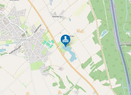 Map of FRIDOLFINGER SEE FRIDOLFING