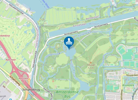 Map of DE GROTE SPEELWEIDE, AMSTERDAMSE BOS