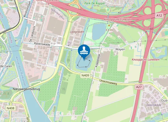 Map of DOWN UNDER (PLAS LAAGRAVEN)