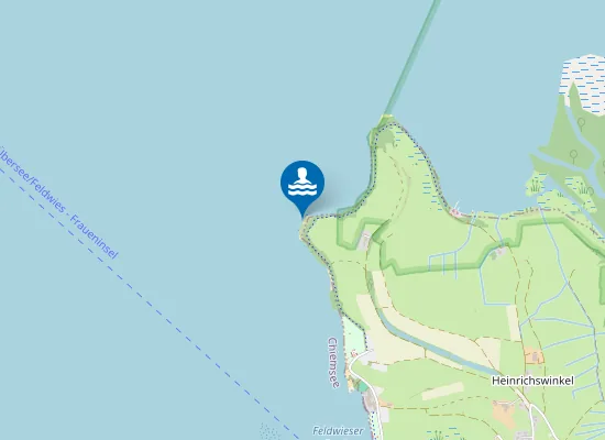 Map of CHIEMSEE UEBERSEE UEBERSEE