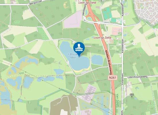 Map of Blauwe Meer - Experience Island