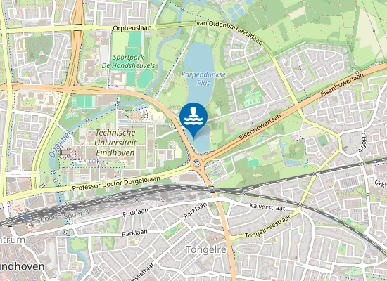 Map of DE IJZEREN MAN KLEINE BAD