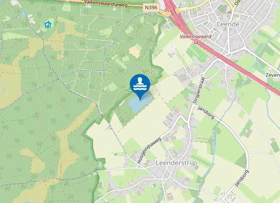 Map of CAMPING KLEIN FRANKRIJK