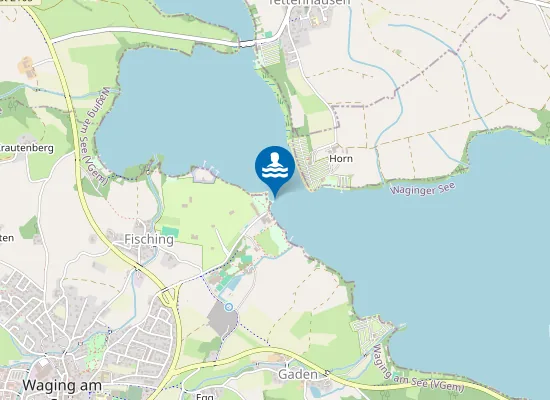 Map of WAGINGER SEE BADEPARK STRANDKURHAUS WAGING AM SEE