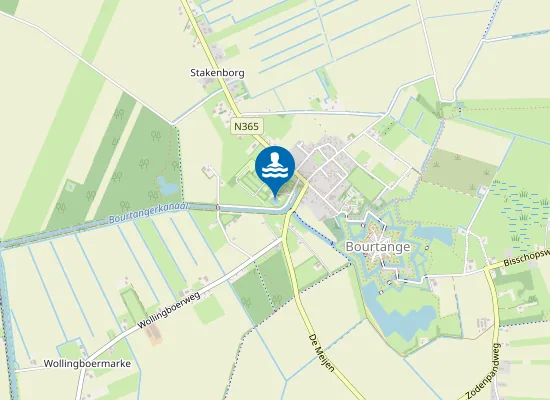 Map of CAMPING PLATHUIS, BOURTANGE
