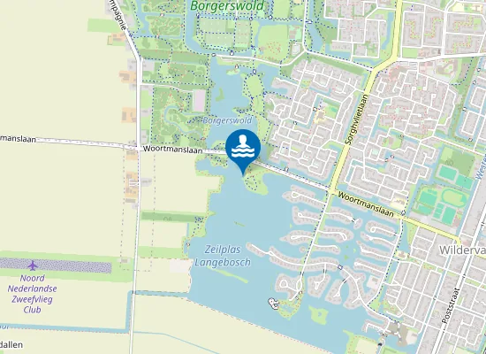 Map of LANGEBOSCH, VEENDAM