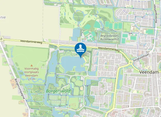 Map of KOETSHUIS, BORGERSWOLD VEENDAM