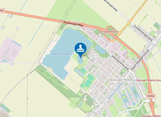 Map of HEERESVELD, NIEUWE PEKELA