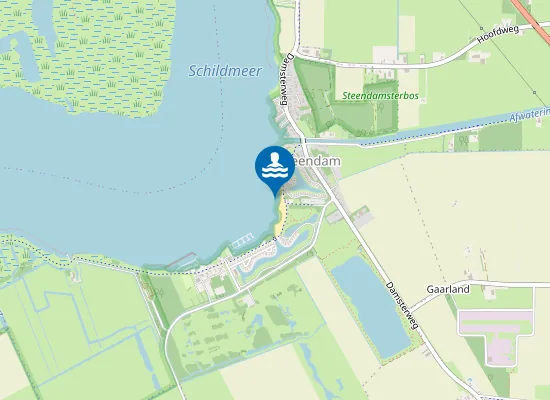 Map of SCHILDMEER, STEENDAM