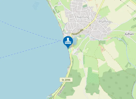 Map of CHIEMSEE STRANDBAD CHIEMING CHIEMING