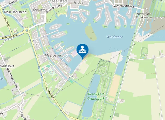 Map of MEEROEVERS MEERSTAD