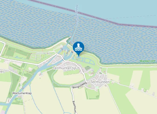 Map of DE EEMS, TERMUNTEN