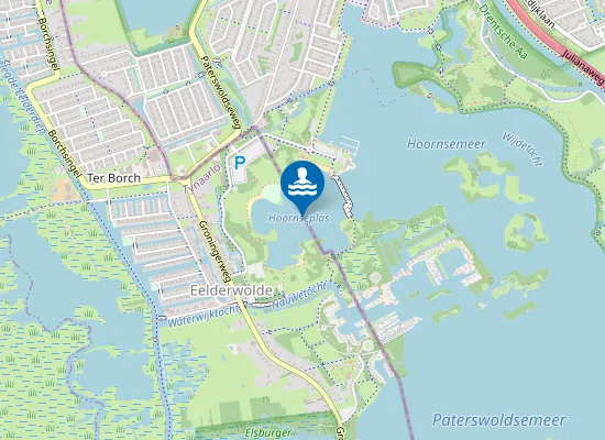 Map of HOORNSEPLAS, GRONINGEN