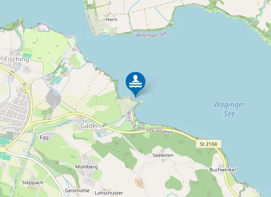 Map of WAGINGER SEE CAMPING SCHWANENPLATZ WAGING AM SEE