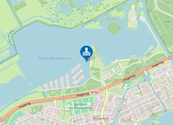 Map of STRAND IN ZICHT, NOORDERPLASSEN
