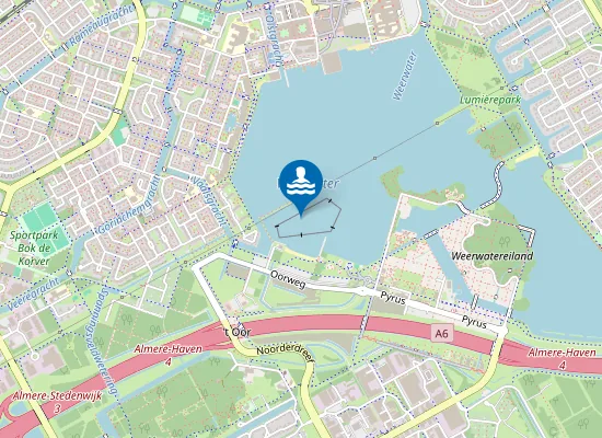 Map of FANTASIESTRAND, WEERWATER