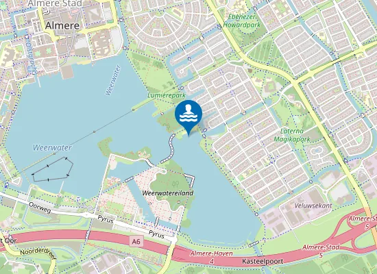 Map of LUMIÈRESTRAND, WEERWATER