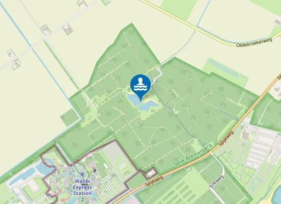 Map of SPIJKVIJVER, BIDDINGHUIZEN