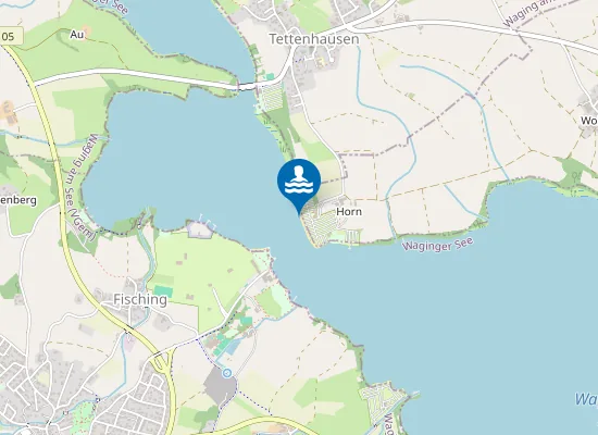 Map of WAGINGER SEE CAMPING FERIENPARADIES GUT HORN KIRCHANSCHOERING