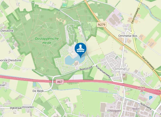 Map of OOSTAPPEN ZUID