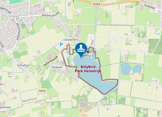 Map of HEMELRIJK GROTE PLAS NOORDZIJDE