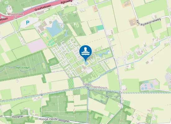 Map of DIERENBOS, NOORDZIJDE MIDDEN IN DE PLAS