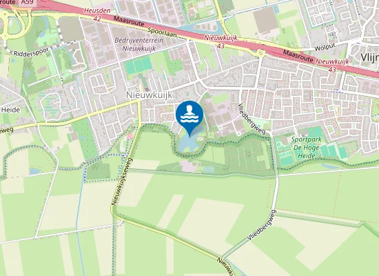 Map of NIEUWKUIJKSE WIEL