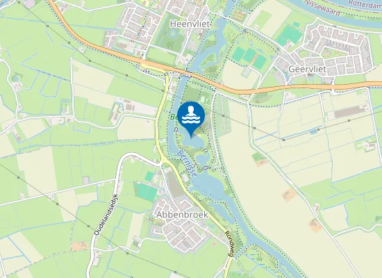 Map of Bernisse Abbenbroek Oostzijde