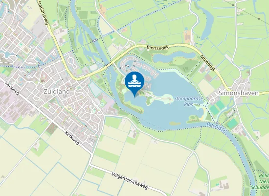 Map of Bernisse Zuidland Oostzijde