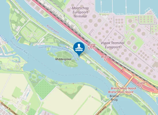 Map of Brielse Meer Zoom West