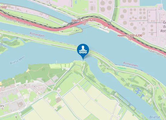 Map of Brielse Meer De Stenen Baak