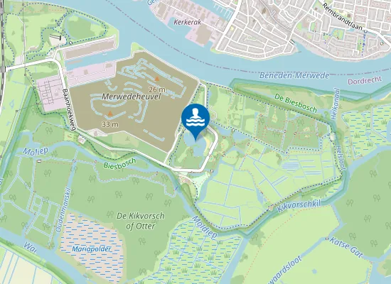 Map of PLAS MERWELANDEN