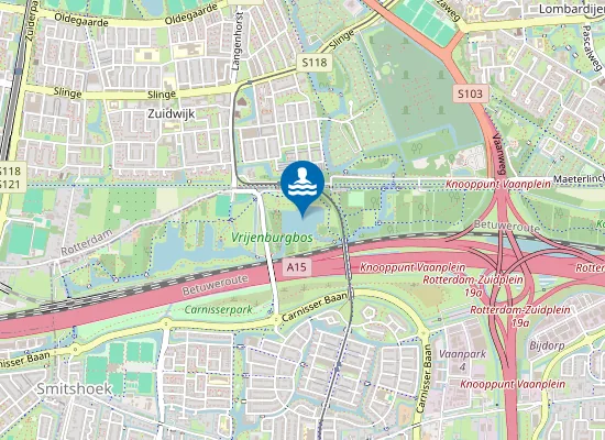 Map of PLAS VRIJENBURGBOS