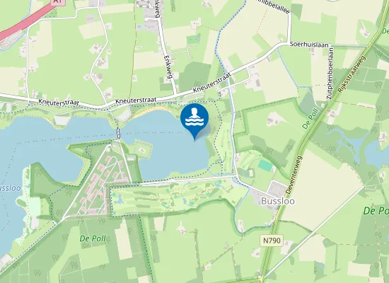 Map of Bussloo De Fliertkamp