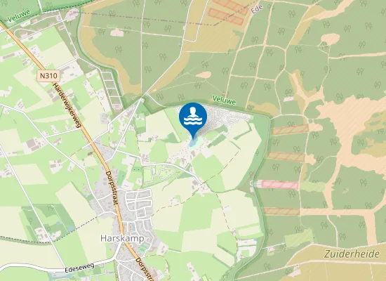 Map of CAMPING DE MIDDEN VELUWE