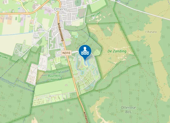 Map of EUROPARCS DE ZANDING