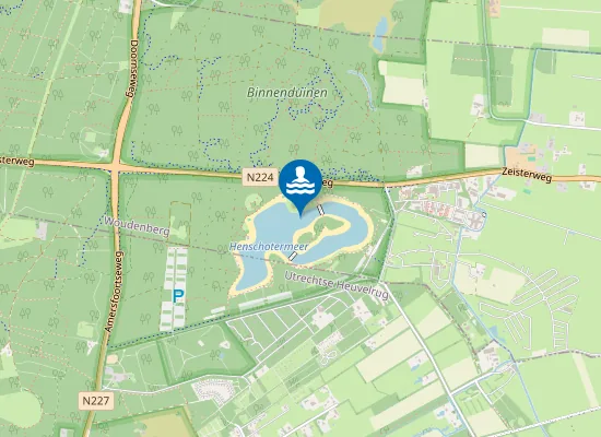 Map of HENSCHOTERMEER (NOORDZIJDE), WOUDENBERG