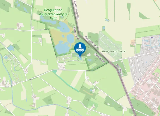 Map of CAMPING DE BERGVENNEN