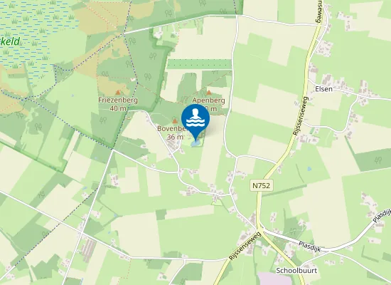 Map of CAMPING EN GROEPSACCOMODATIE DE BOVENBERG