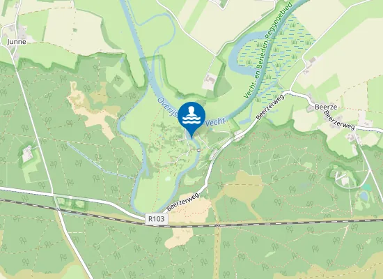 Map of CAMPING DE ROOS