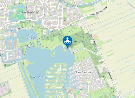 Map of GROTE RIETPLAS - RIETSTRAND