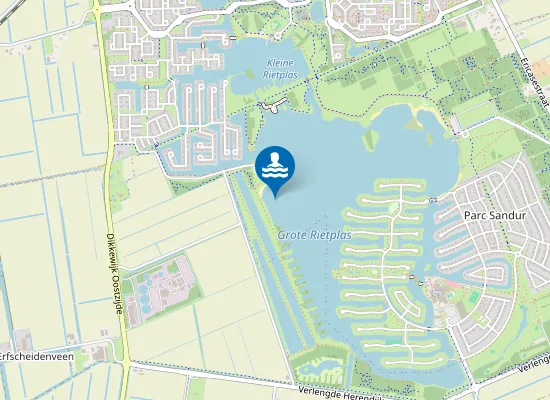 Map of GROTE RIETPLAS - WATERSPORTSTRAND