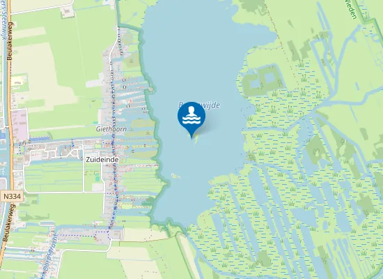 Map of ZWEMEILAND BOVENWIJDE