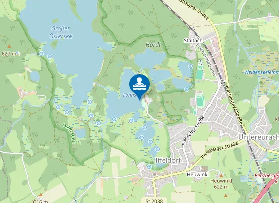 Map of FOHNSEE IFFELDORF CAMPINGPLATZ OSTSEITE