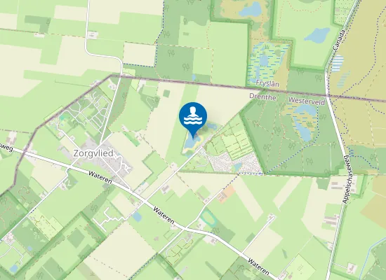 Map of HET LANDSCHAP - DE WATERSE KOELE