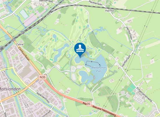 Map of WIJTHMENERPLAS NOORD