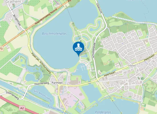 Map of DAGSTRAND RESORT BOSCHMOLENPLAS