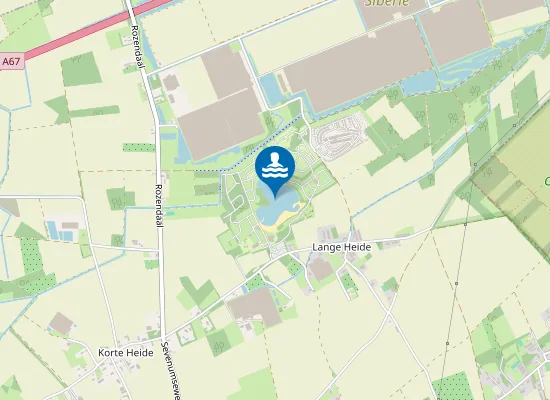 Map of DAGSTRAND CAMPING BREEBRONNE